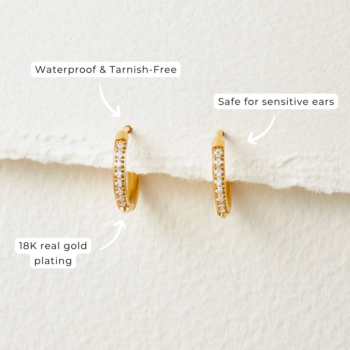 Eternity Hoop Earings