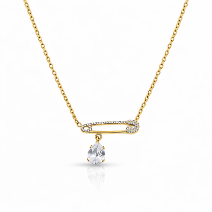 Shiny Pin Necklace