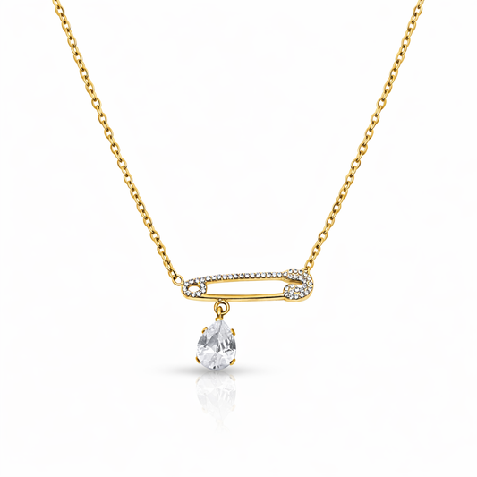 Shiny Pin Necklace