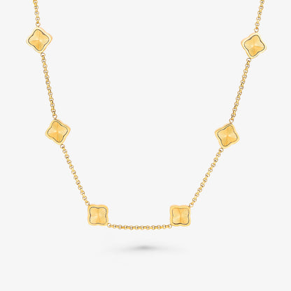 Celine Ten Clover Necklace