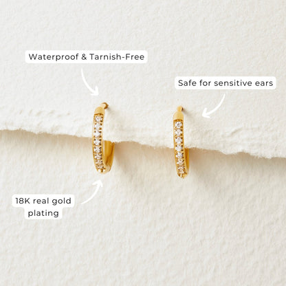 Eternity Hoop Earings