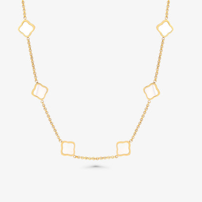 Celine Ten Clover Necklace